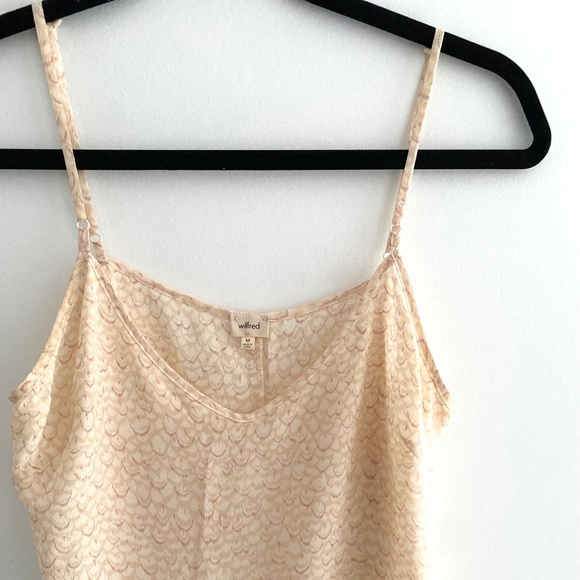 WILFRED 100% silk spaghetti strap blouse - Picture 3 of 5